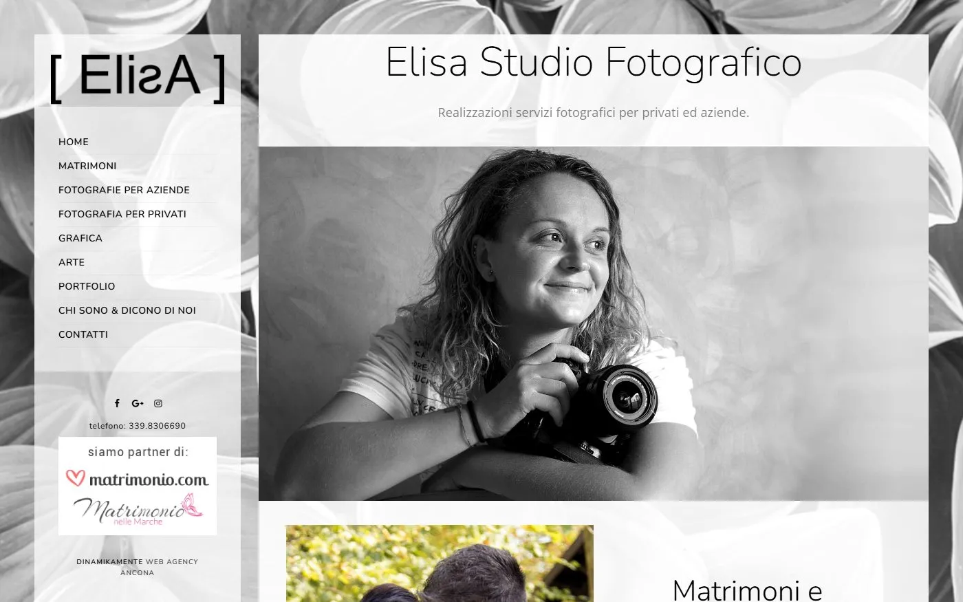 Il sito di Elisa Studio Fotografico