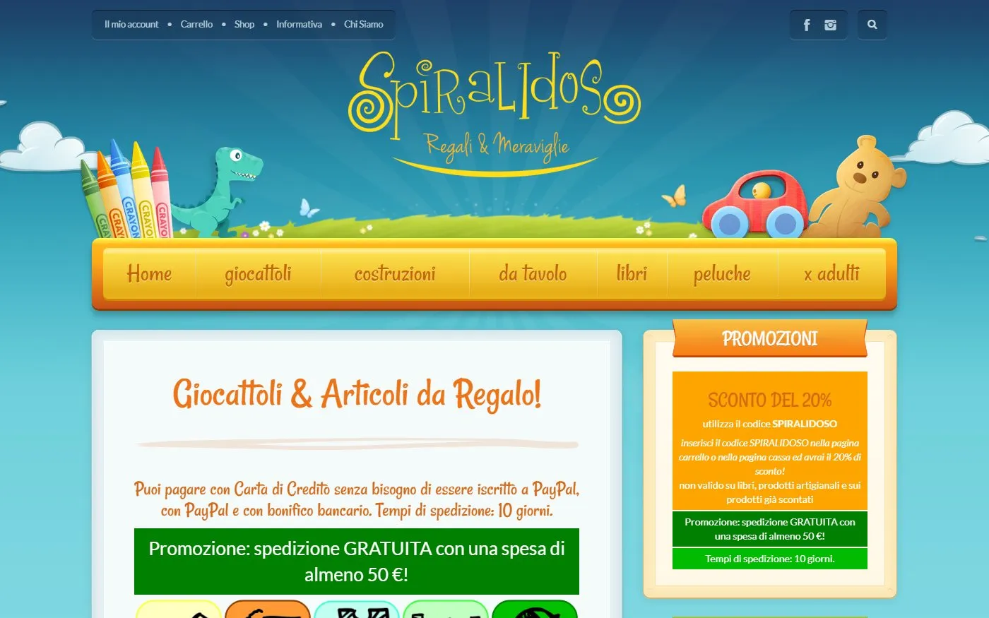 Il sito di Spiralidoso
