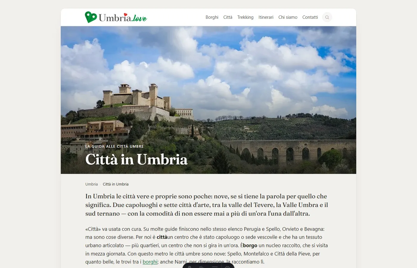 Il sito di Umbria.love