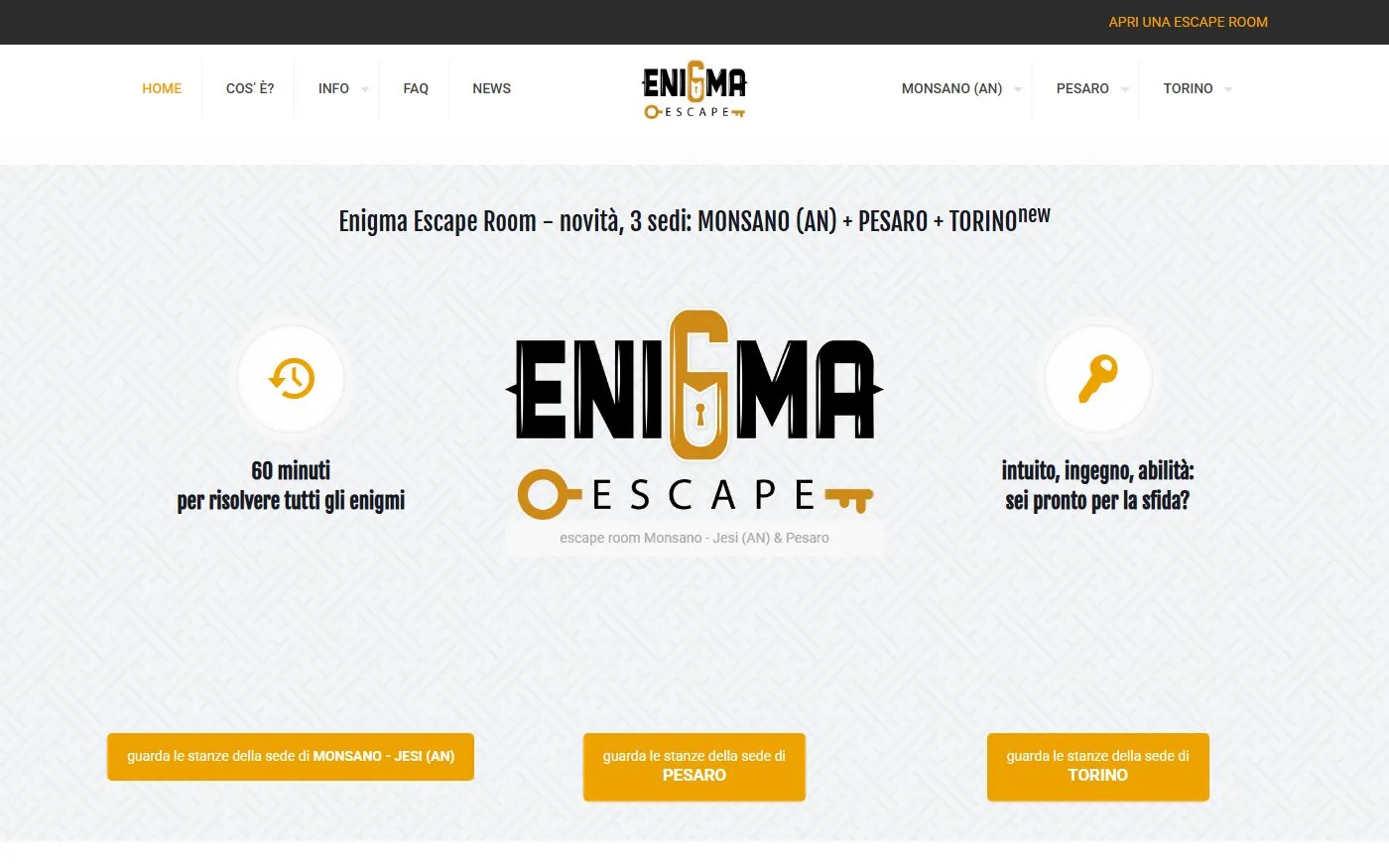 Il sito di Enigma