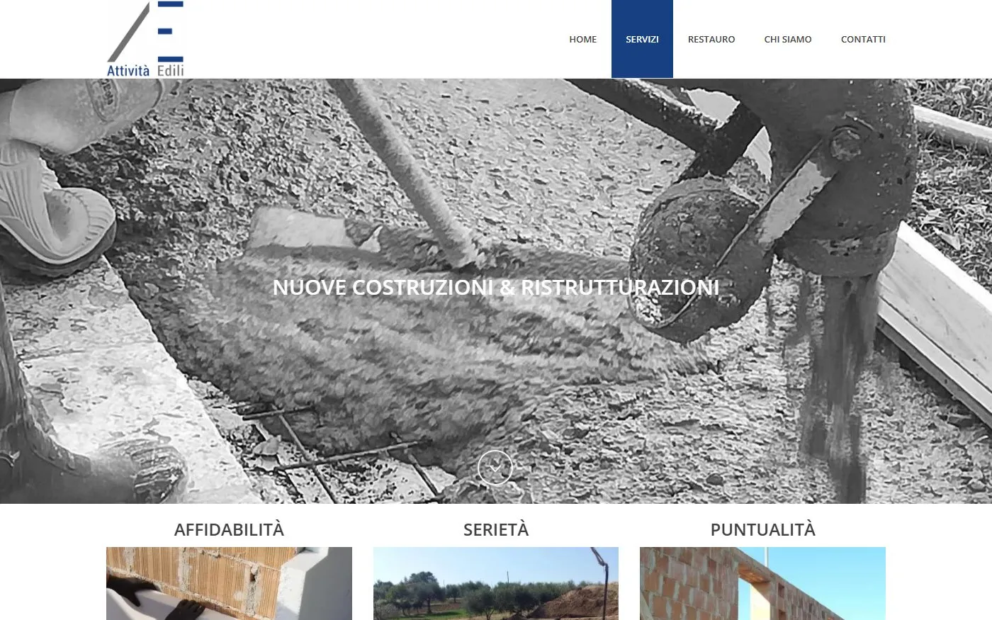 Il sito di Attività Edili